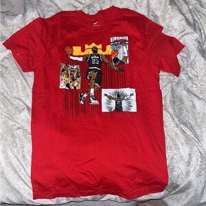 Nike Red Graphic Short Sleeve Men's Tee